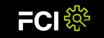 cog with magnifying glass with lettering underneath stating Flydocs Component Inspection
